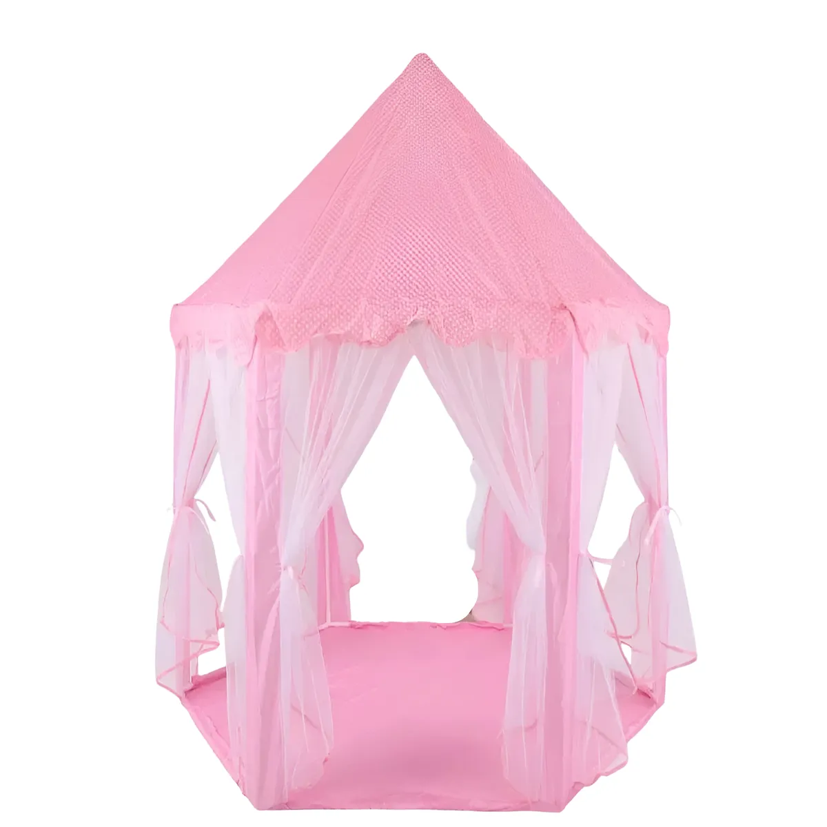 GENERICO - CARPA DE NIÑA CON FORMA DE CASTILLO ROSADA
