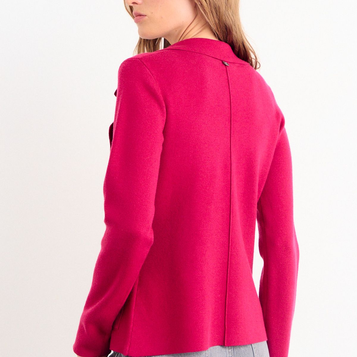 IO - Blazer Tejido Mujer Fucsia Io