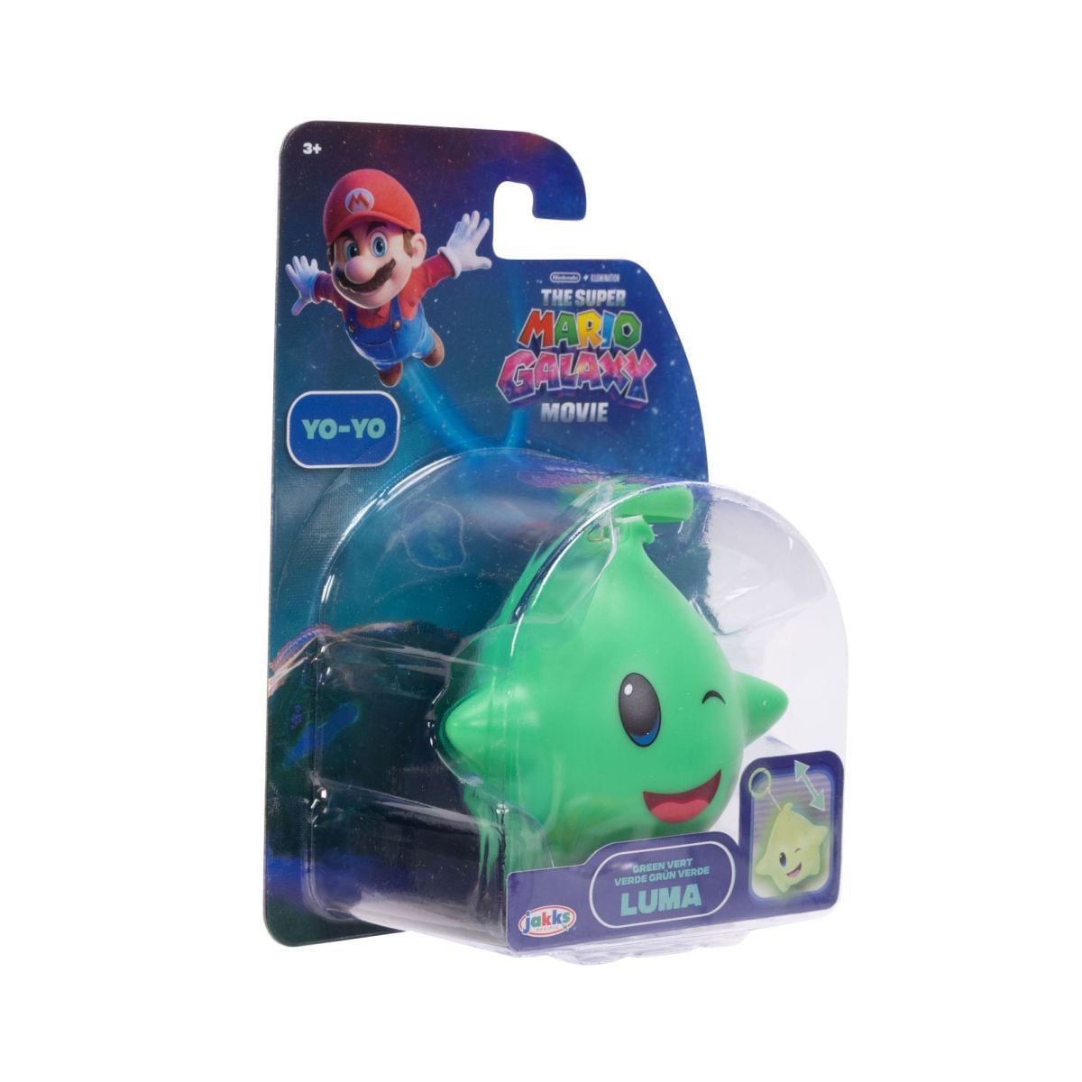 NINTENDO - YOYO QUE BRILLA EN LA OSCURIDAD NINTENDO PELICULA - GREEN VERT