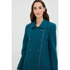 IO - Chaqueton Liso Mujer Verde Petróleo