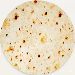 GENERICO - Manta de Tortilla de Franela Redonda 200cm Diámetro