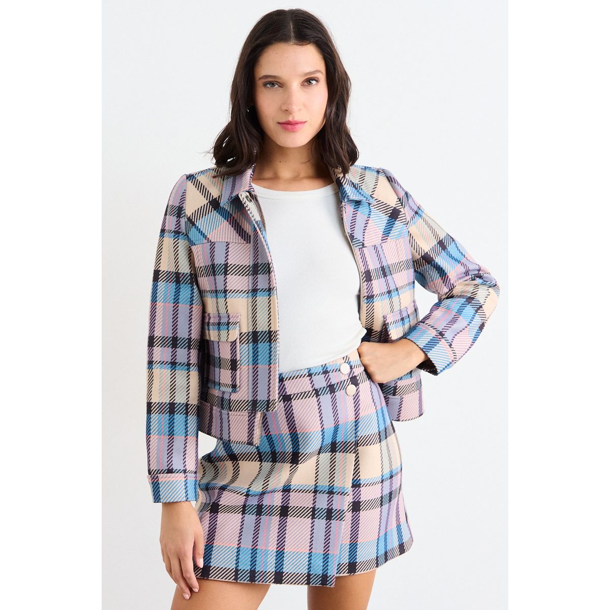 IO - Casaca Fantasia Mujer Beige Io