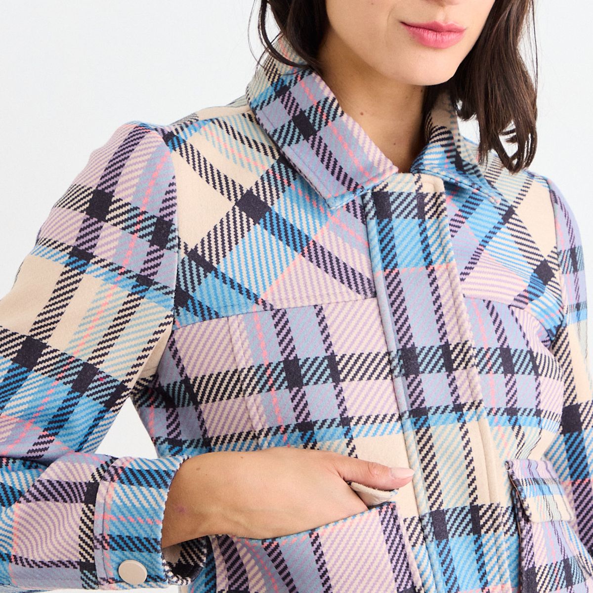 IO - Casaca Fantasia Mujer Beige Io