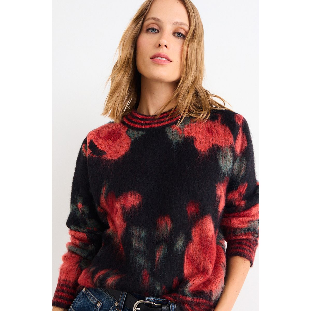 IO - Sweater Fantasia Mujer Naranjo Io