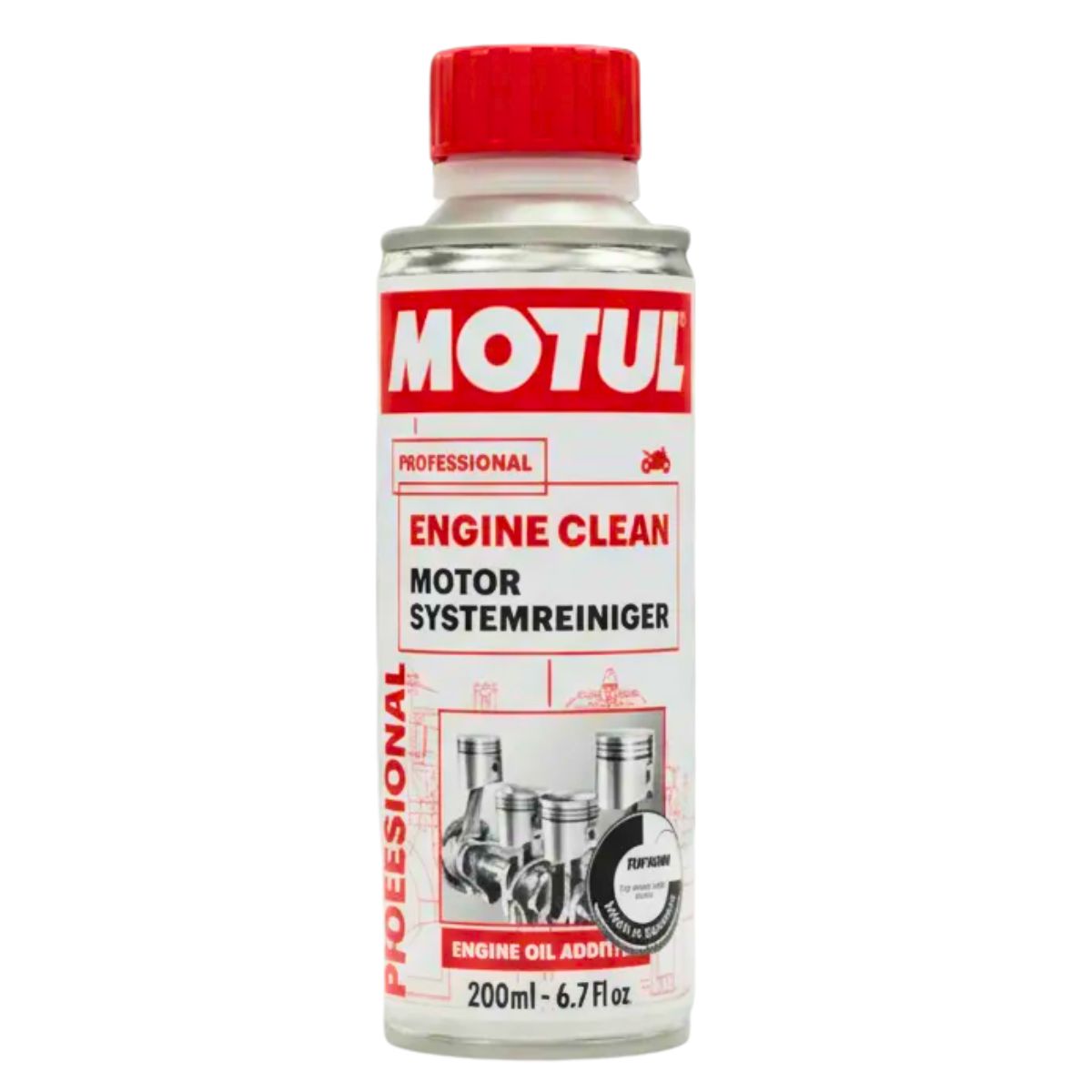 MOTUL - Motul Engine Clean Moto 200ml Limpieza Interna Motor 4 Tiempos