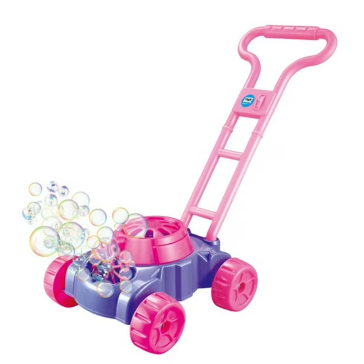 GENERICO - Carrito Caminador Lanza Burbujas Rosado