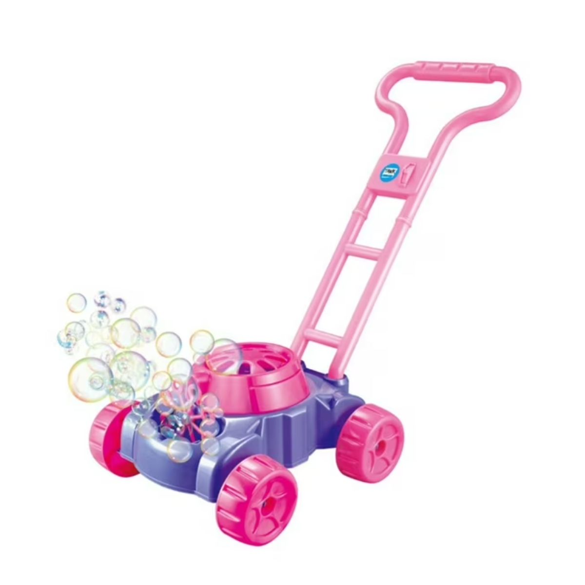 GENERICO - Carrito Caminador Lanza Burbujas Rosado