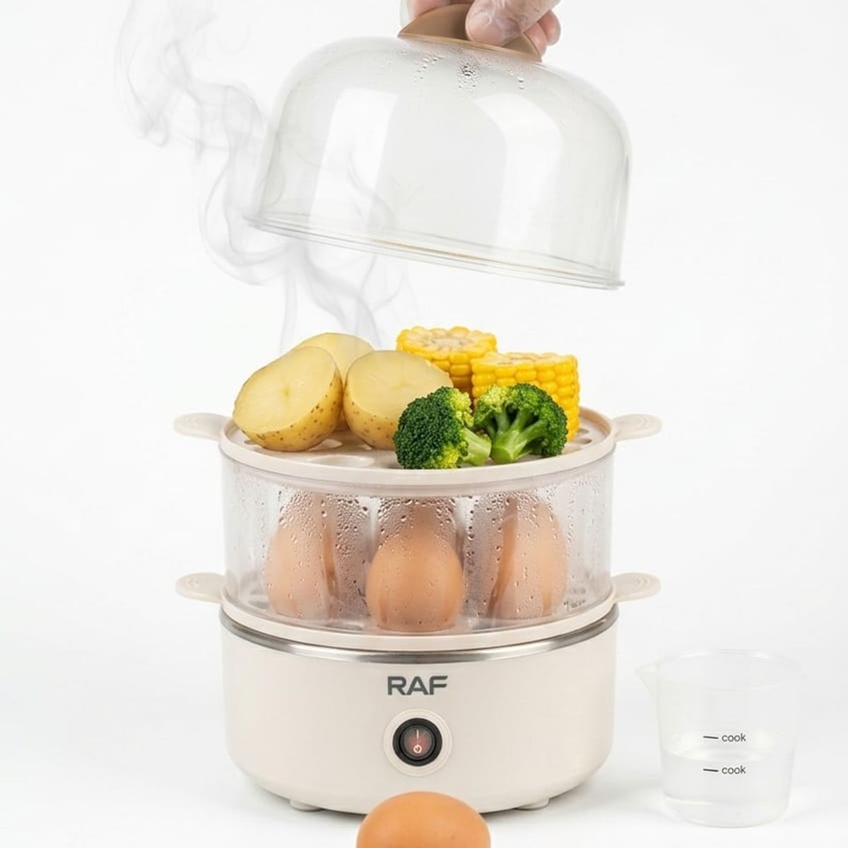 GENERICO - Vaporera multifuncional 2 niveles de cocción