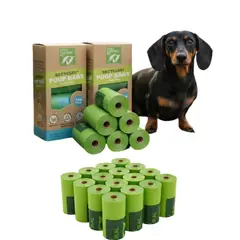 GENERICO - Bolsas Para Caca Ecologicas Pack X2 De 8 Rollos 240und