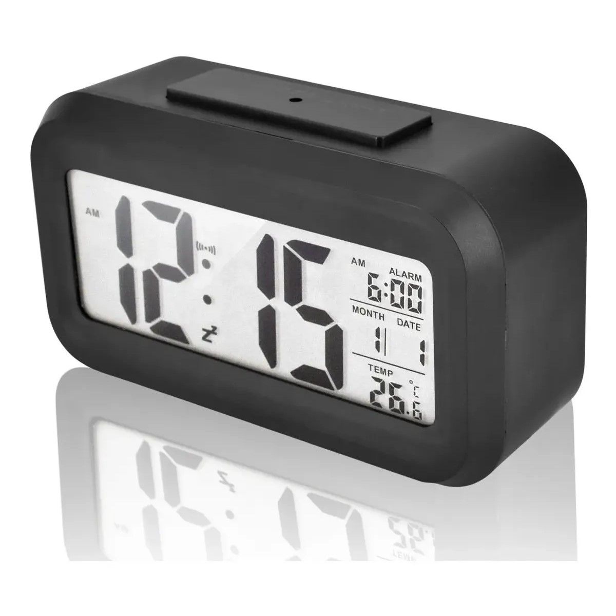 GENERICO - Reloj Despertador Pantalla Led Fecha Temperatura Alarma BELUG