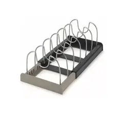 GENERICO - Organizador tipo Rack Expandible Tapas Ollas Cocina y Sartén Labg