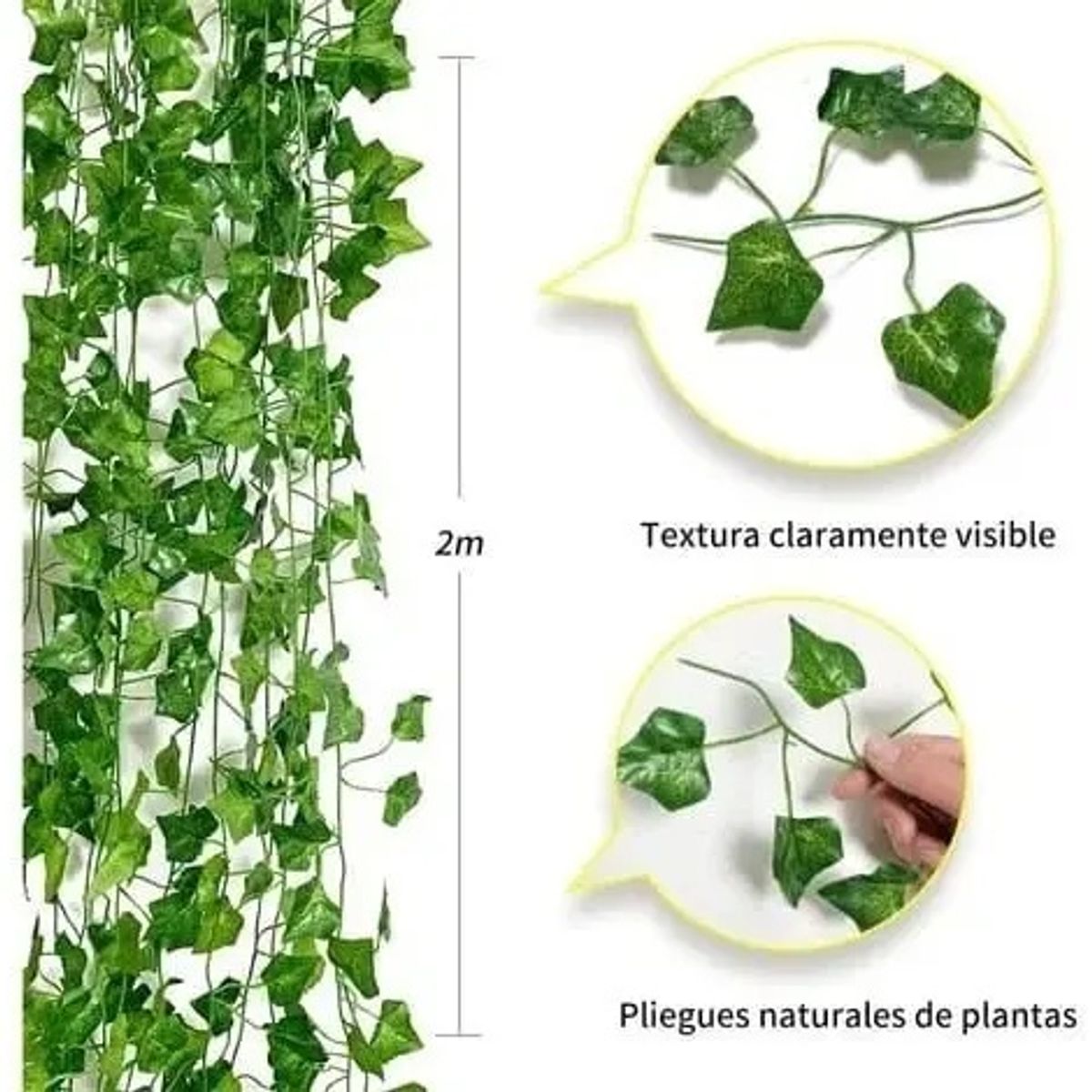 GENERICO - Planta Artificial Enredadera 48 Tiras 210 cm Decoración