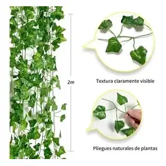 GENERICO - Planta Artificial Enredadera 36 Tiras 210 cm Decoración
