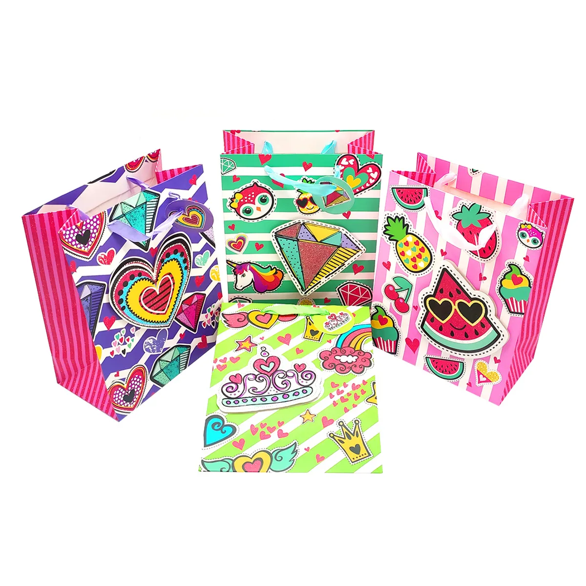 GENERICO - BOLSA DE REGALO KAWAII 30X40 X12 UNI
