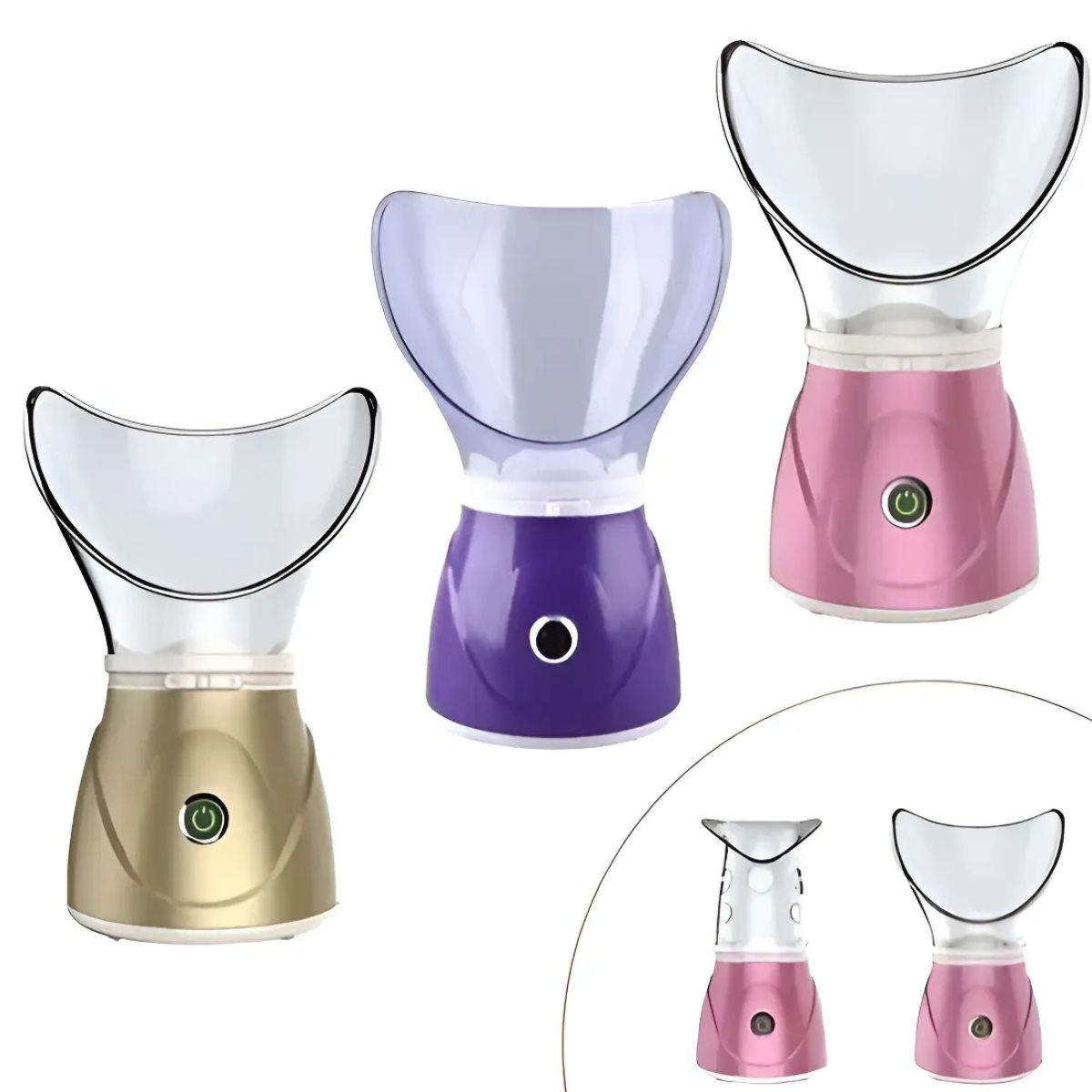 GENERICO - Vaporizador Facial Con Inhalador BY1078