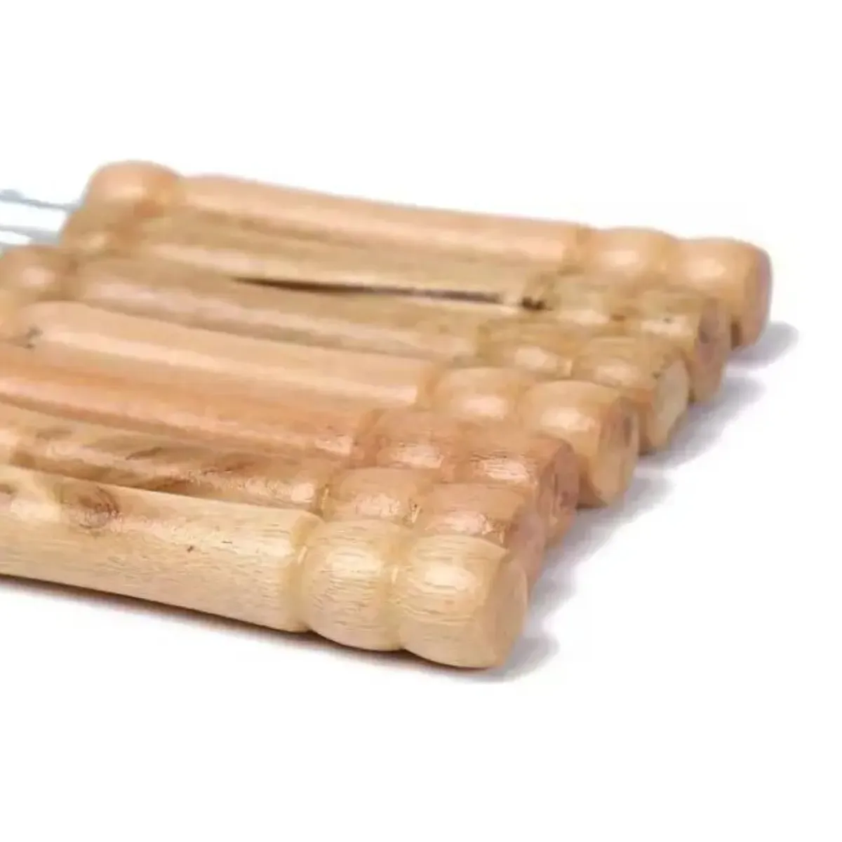 GENERICO - Set 12 Pinchos Anticuchos Brochetas Asados Barbacoa 30cm