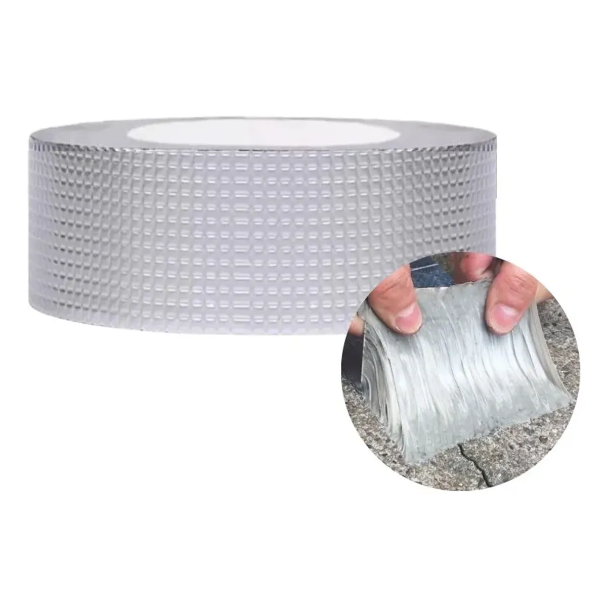 GENERICO - Cinta Sellador Butilo Techo Gotera Impermeable 5cmx5mtrs