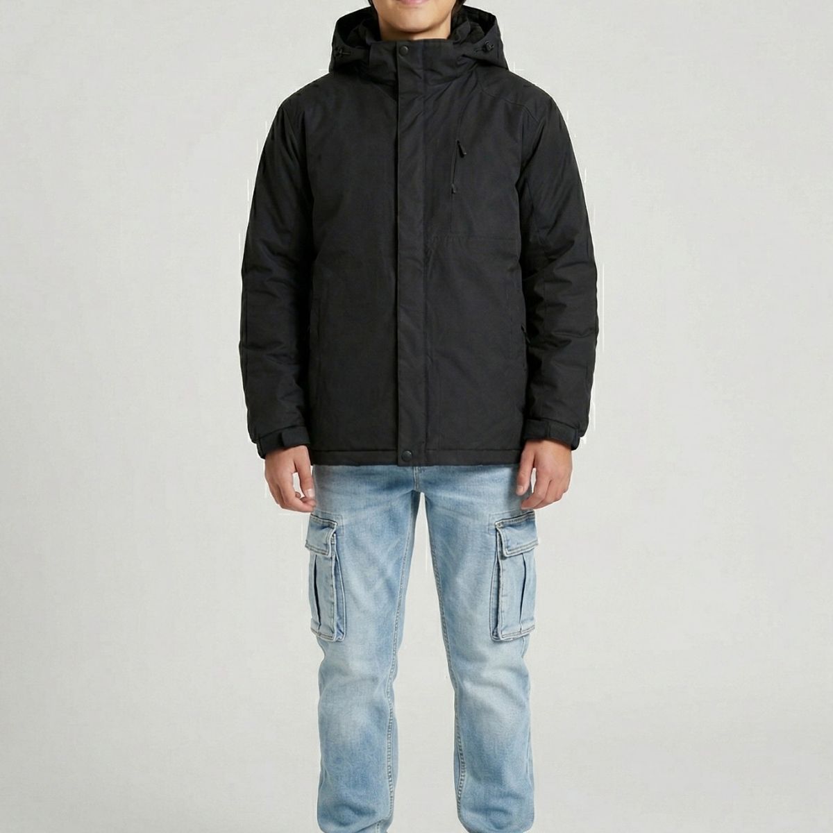 KIBOU - Chaqueta Impermeable Softshell Niño Parka Invierno Térmica