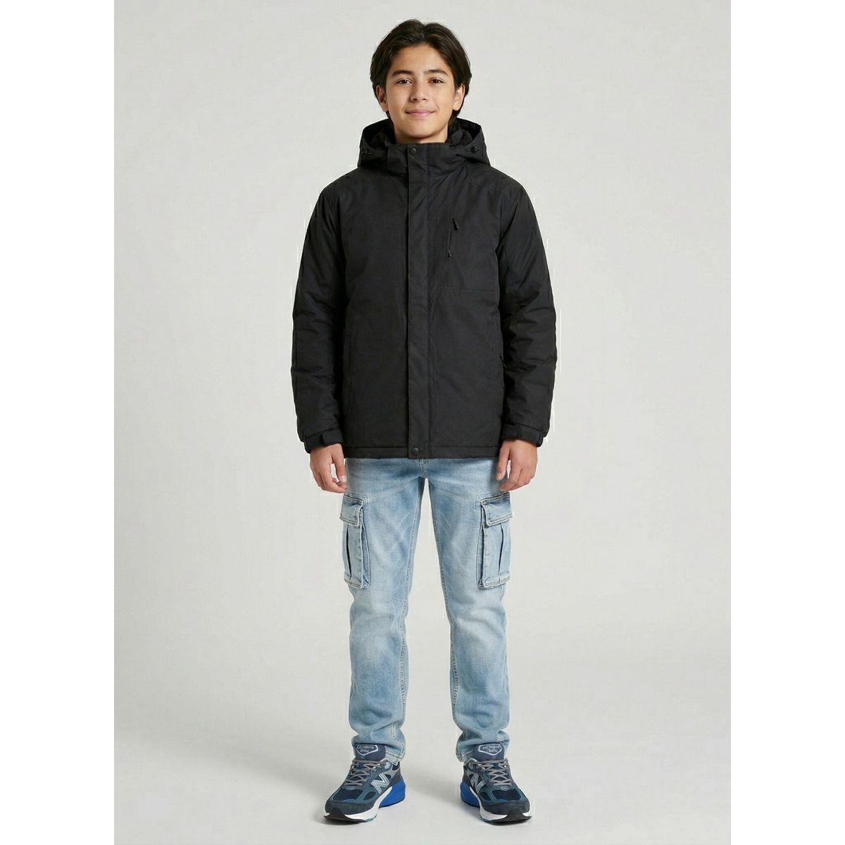 KIBOU - Chaqueta Impermeable Softshell Niño Parka Invierno Térmica