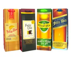 GENERICO - BOLSA REGALO DE COPETE FELIZ DIA 12X39 X12 UNI