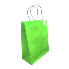 GENERICO - BOLSA REGALO KRAFT LIMA 21X27X11 X12 UNI