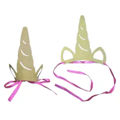GENERICO - CINTILLO CARTON UNICORNIO X6 UNI