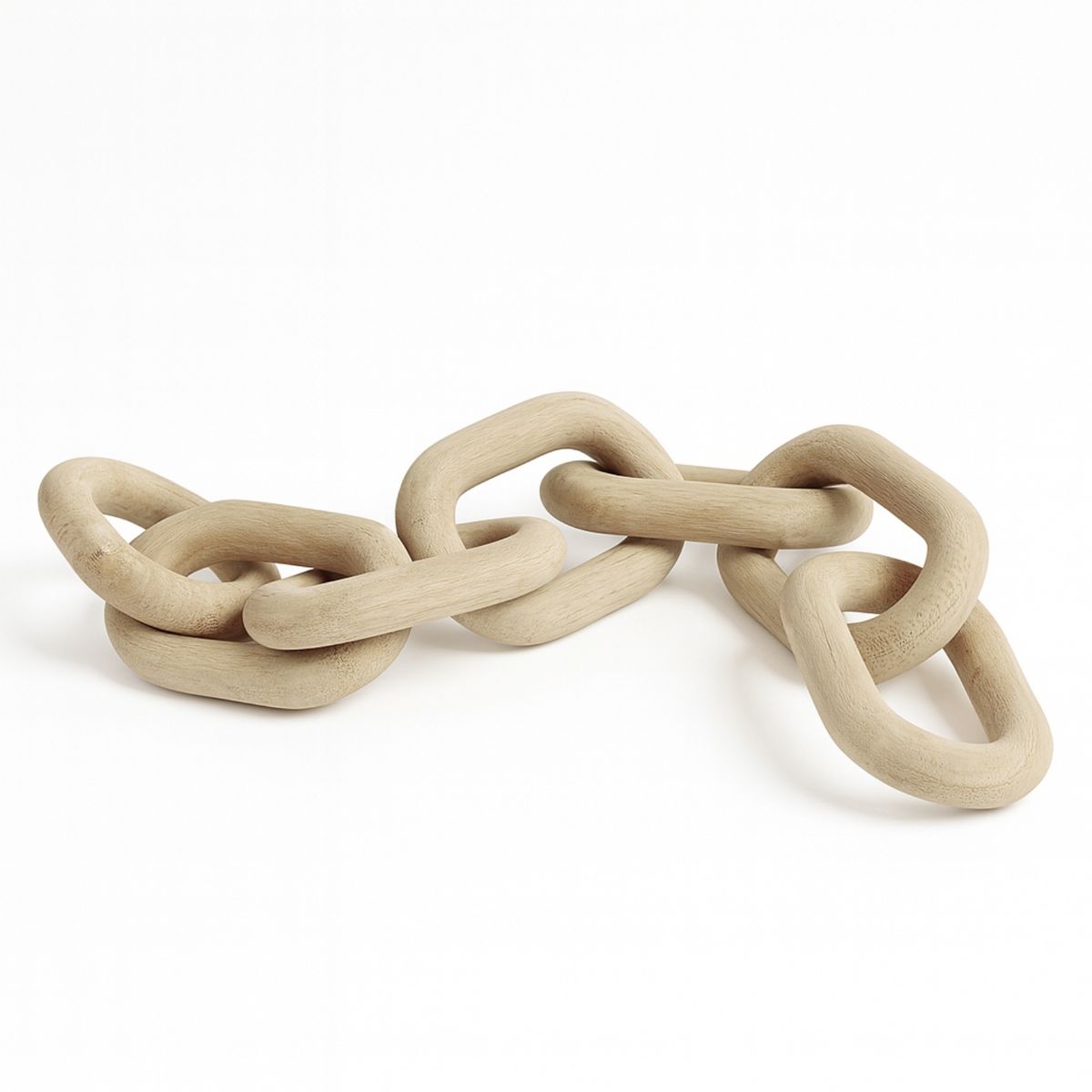 COLETTE - Adorno Decorativo Cadena Madera Minimalista