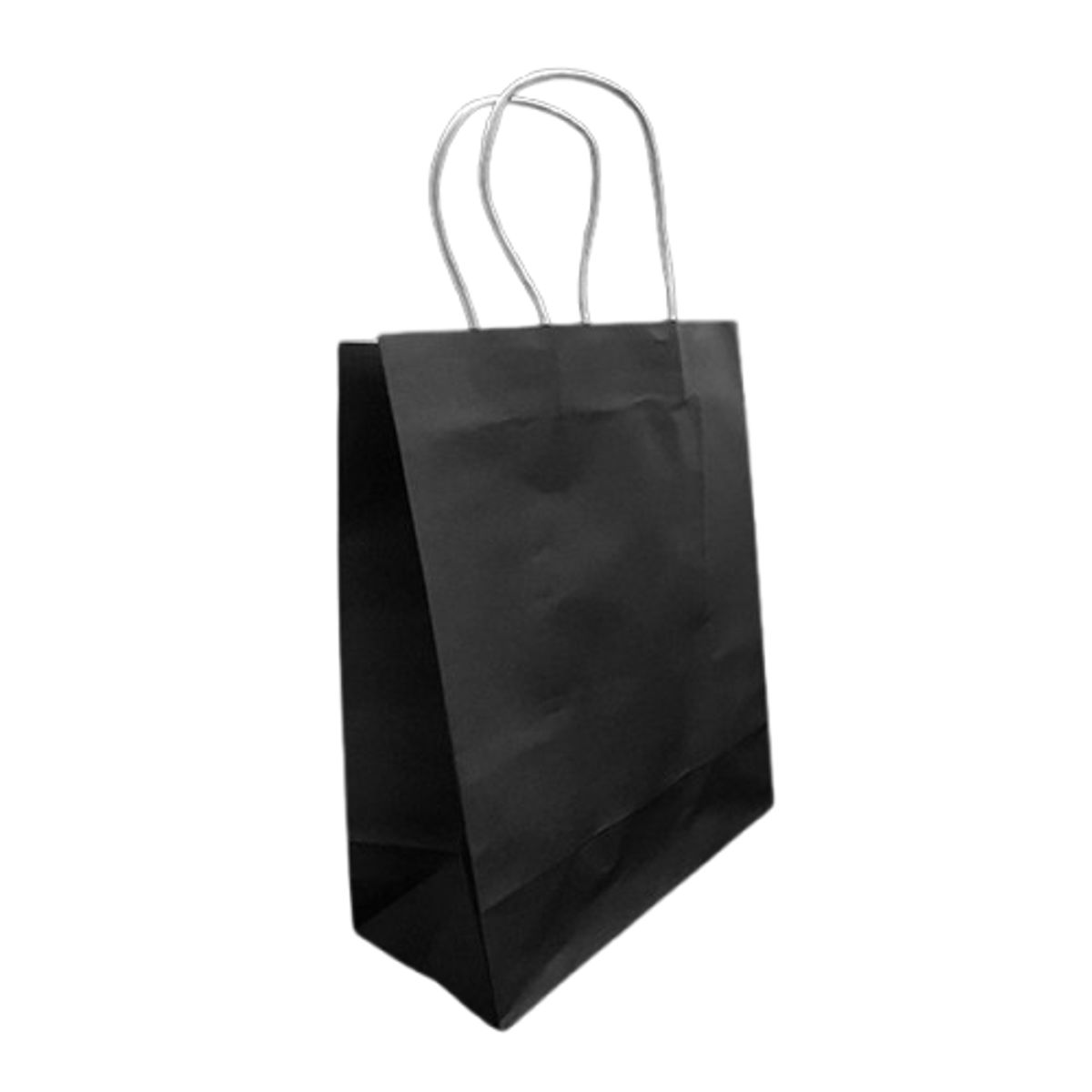 GENERICO - BOLSA REGALO KRAFT NEGRO 21X27X11 X12 UNI