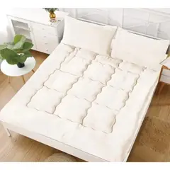 GENERICO - Cubre Colchón Acolchado Grueso Tamaño King