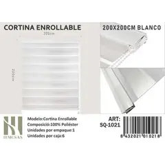 GENERICO - Cortina Roller Dia Y Noche 200X200 Cm