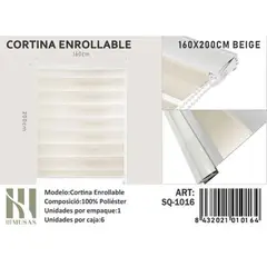 GENERICO - Cortina Roller Dia Y Noche 160X200 Cm