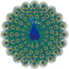 GENERICO - Toalla Redonda Transpirable Diseños Varios 150cm