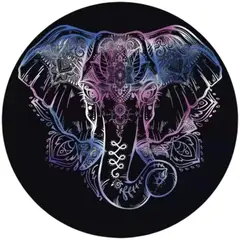 GENERICO - Toalla Redonda Transpirable Diseños Varios 150cm