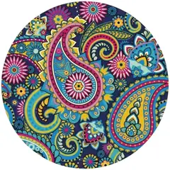 GENERICO - Toalla Redonda Transpirable Diseños Varios 150cm