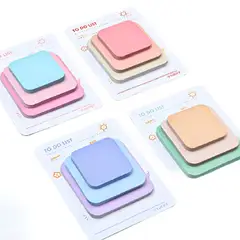 GENERICO - Pack 4 Tacos De Notas Adhesivas De 90 Hojas Colores Pastel