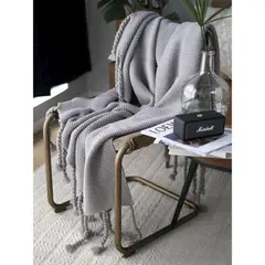 GENERICO - MANTA DE SOFA MINIMALISTA ESTILO BOHO CHIC 130X220CM