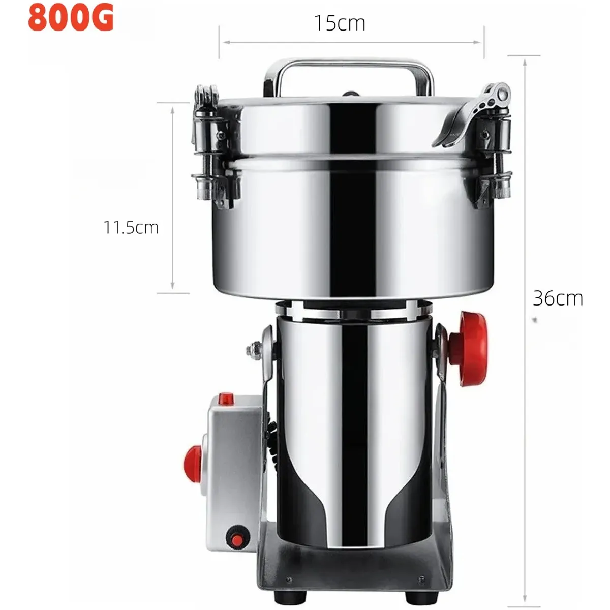 VIDA BUENAS - Molino Pulverizador Granos, Semillas Especias Eléctrico 800g