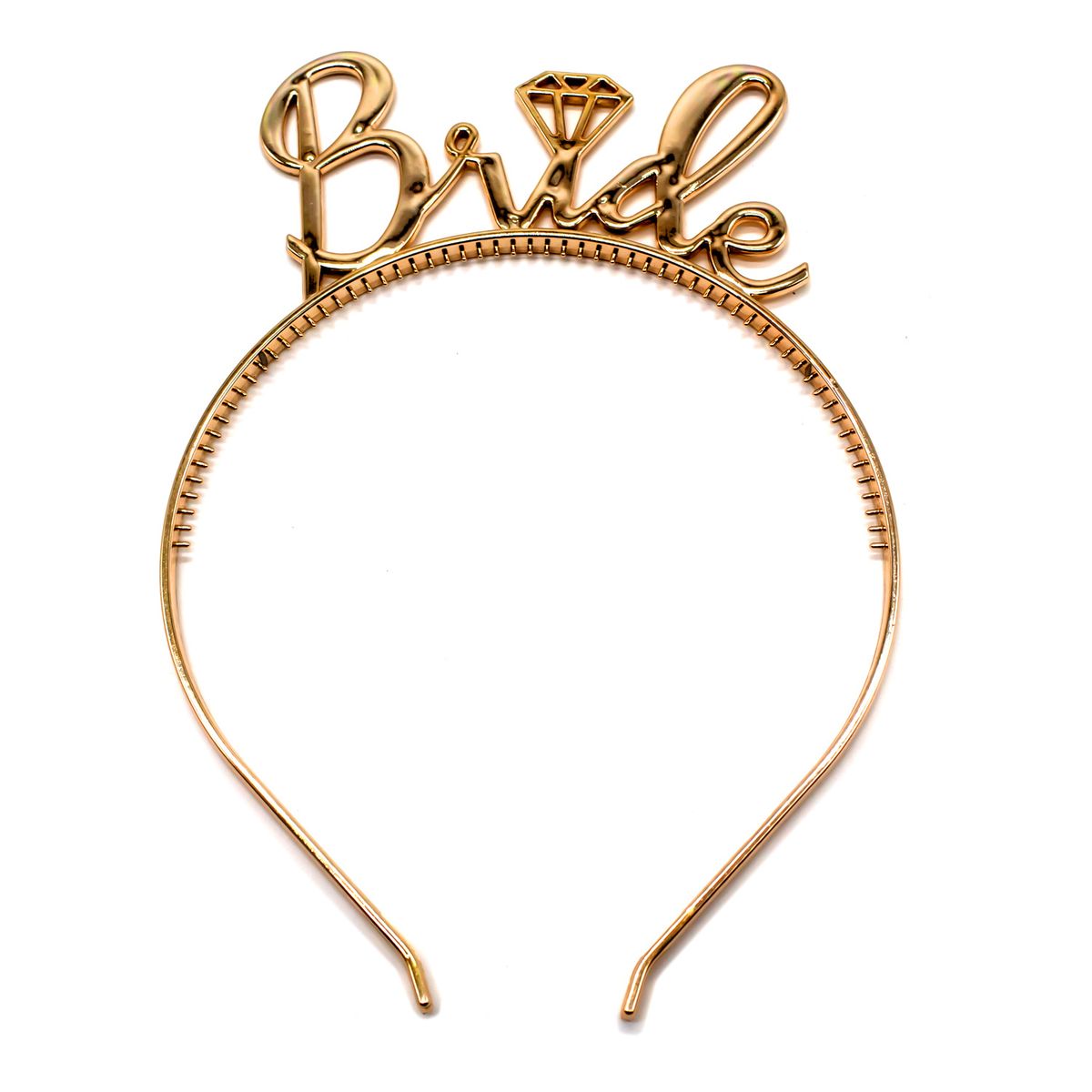 GENERICO - CINTILLO PLASTICO BRIDE ROSE GOLD X1UNI