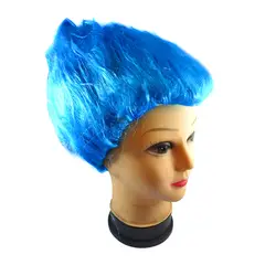 GENERICO - PELUCA TROLLS 120 GRS. CELESTE X1 UNI