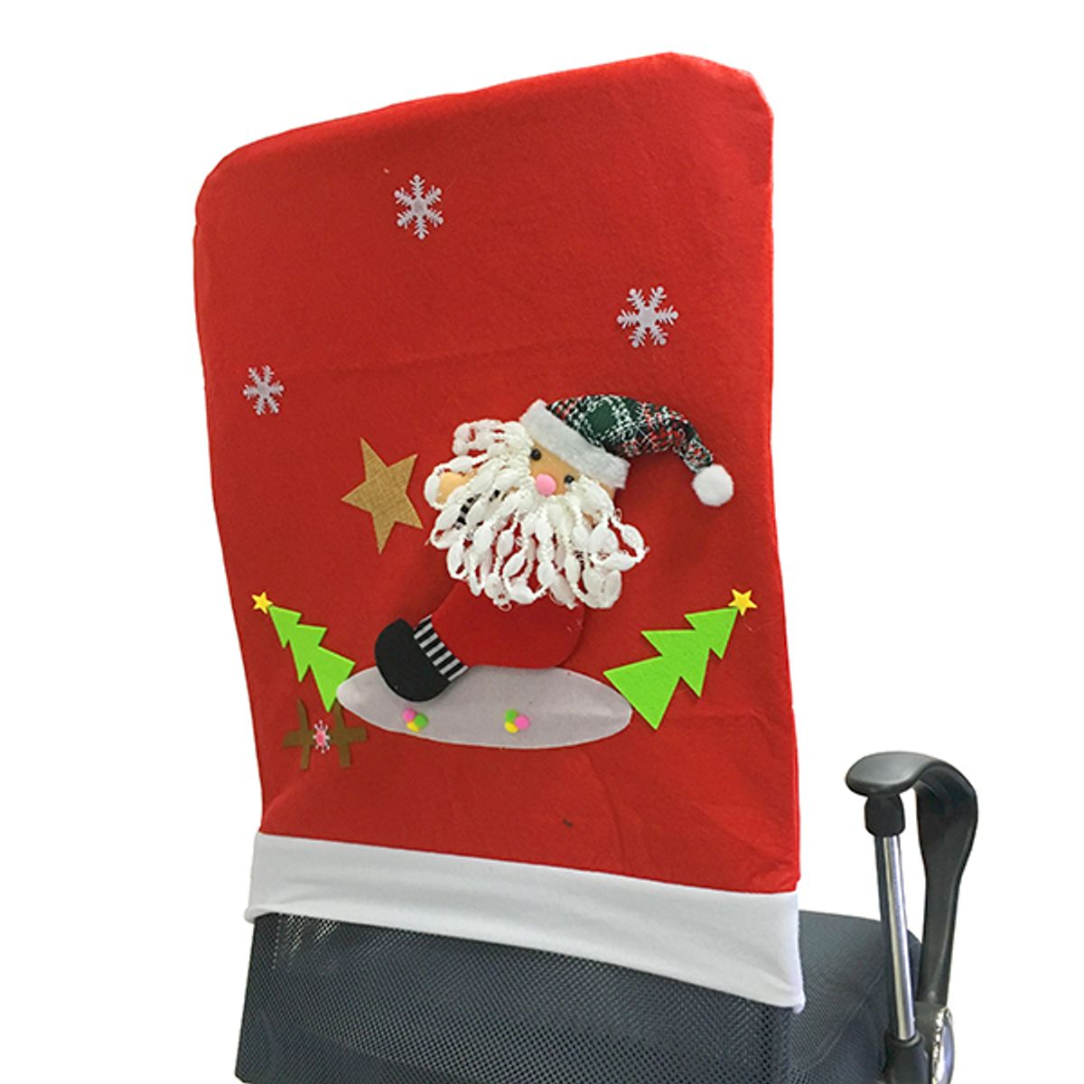 GENERICO - ADORNO SILLA NAVIDAD SANTA 3D X1 UNI
