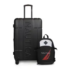 NAUTICA - Pack Maleta grande 23k Amsterdam negra + Mochila Atlas