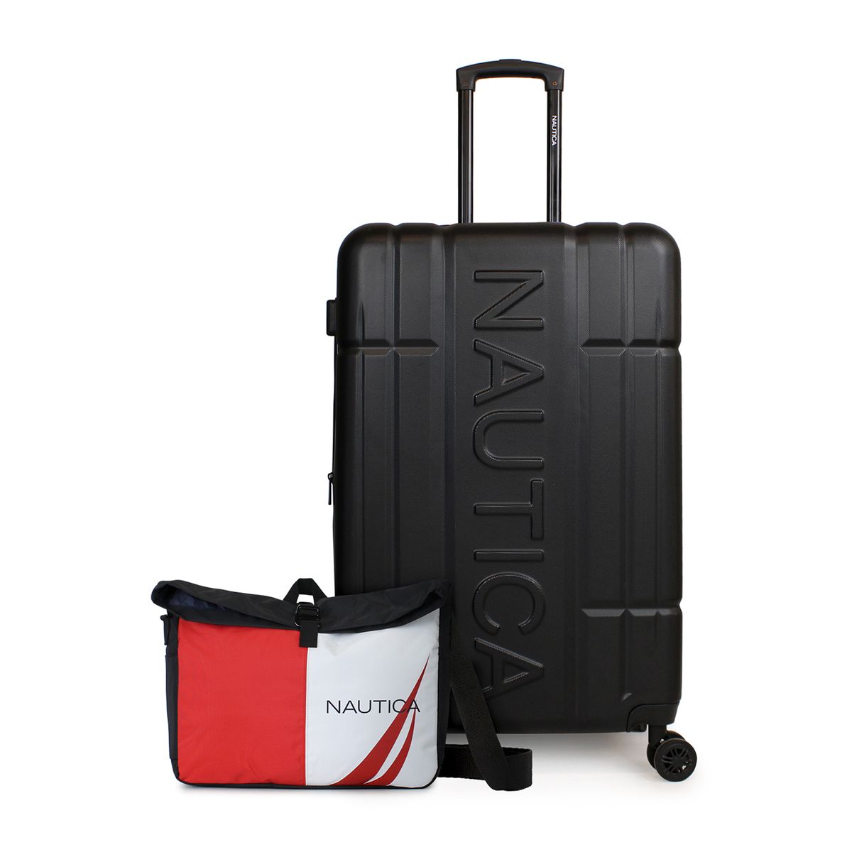 NAUTICA - Pack Maleta grande 23k Amsterdam negra + Bolso Cetus Nautica