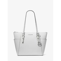 Cartera Tote Mediano Charlotte blanco liso