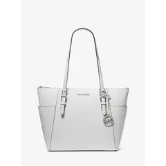 MICHAEL KORS - Cartera Tote Mediano Charlotte blanco liso