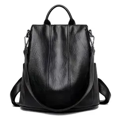 MOMO - Mochila de cuerina mate Originals Clasic design Sistema antirrobo