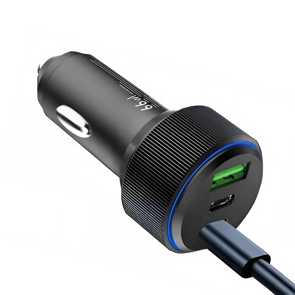 LENYES - Cargador De Auto Turbo 66w 3 Puertos 2usb C + Usb Lenyes