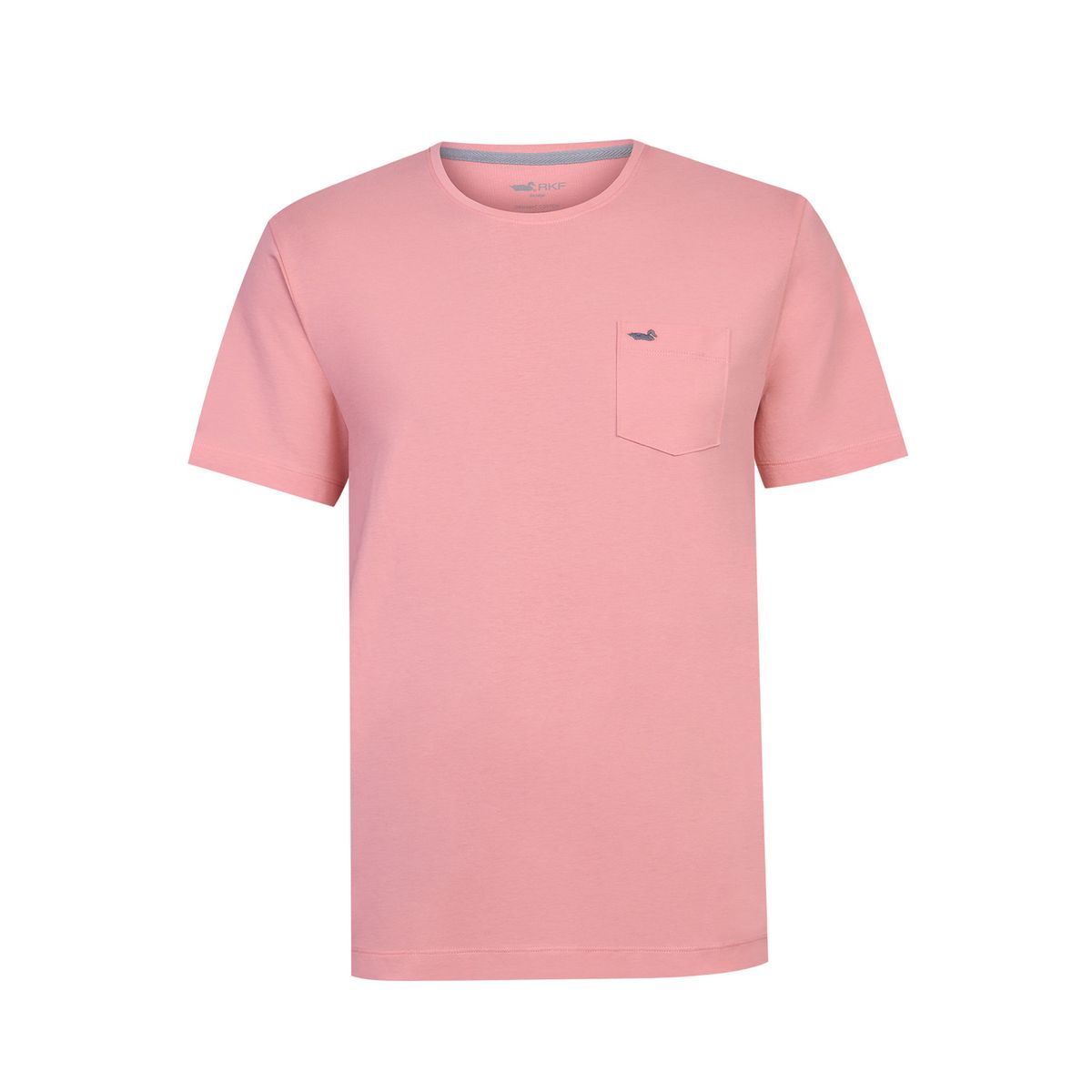 ROCKFORD - Polera Algodón Orgánico Hombre Basicpoc Rosado ROCKFORD
