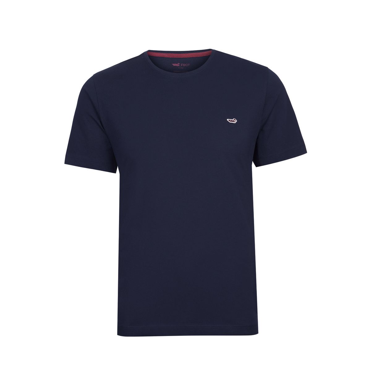 ROCKFORD - Polera Algodón Orgánico Hombre Basic Azul marino ROCKFORD