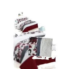 GENERICO - Cubrecama Quilt Con Chiporro Diseño 1.5