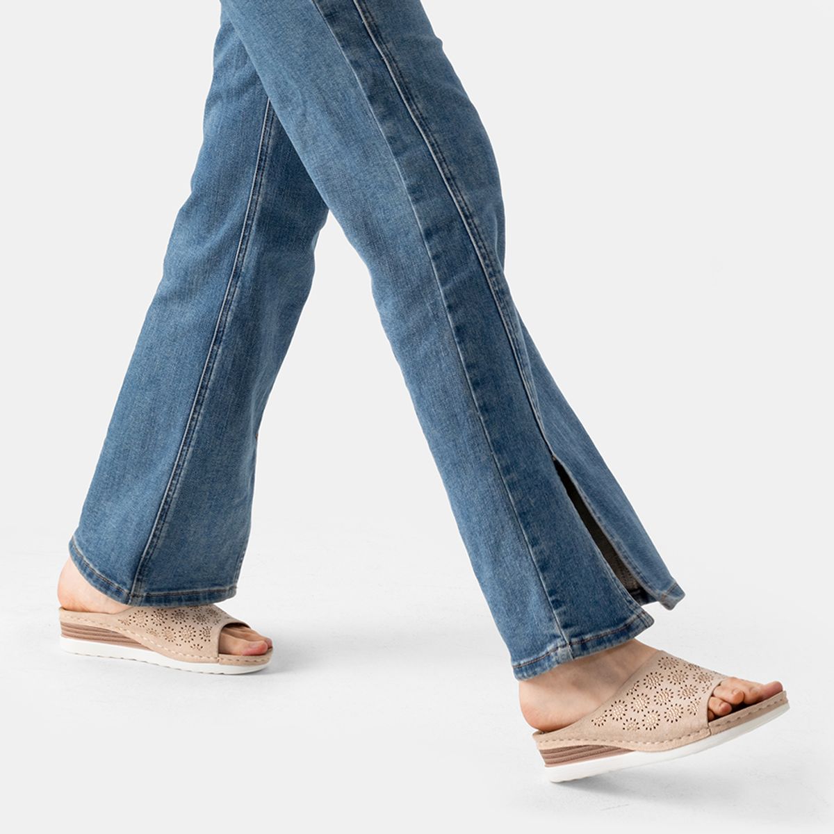 WEIDE - Sandalias Chalas Casual Confort Mujer Taco Cu?a Weide QIU365